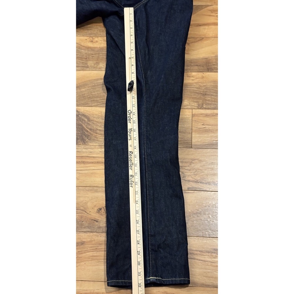 Polo Ralph Lauren Mens 41x32 Jeans Slim 381 Dark Wash Blue Denim Zip Fly - Picture 9 of 9